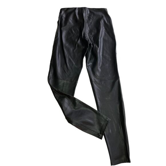 Vegan Leather Stretch Pants - Zafa Lasik - Sz: XS - Picture 6 of 6